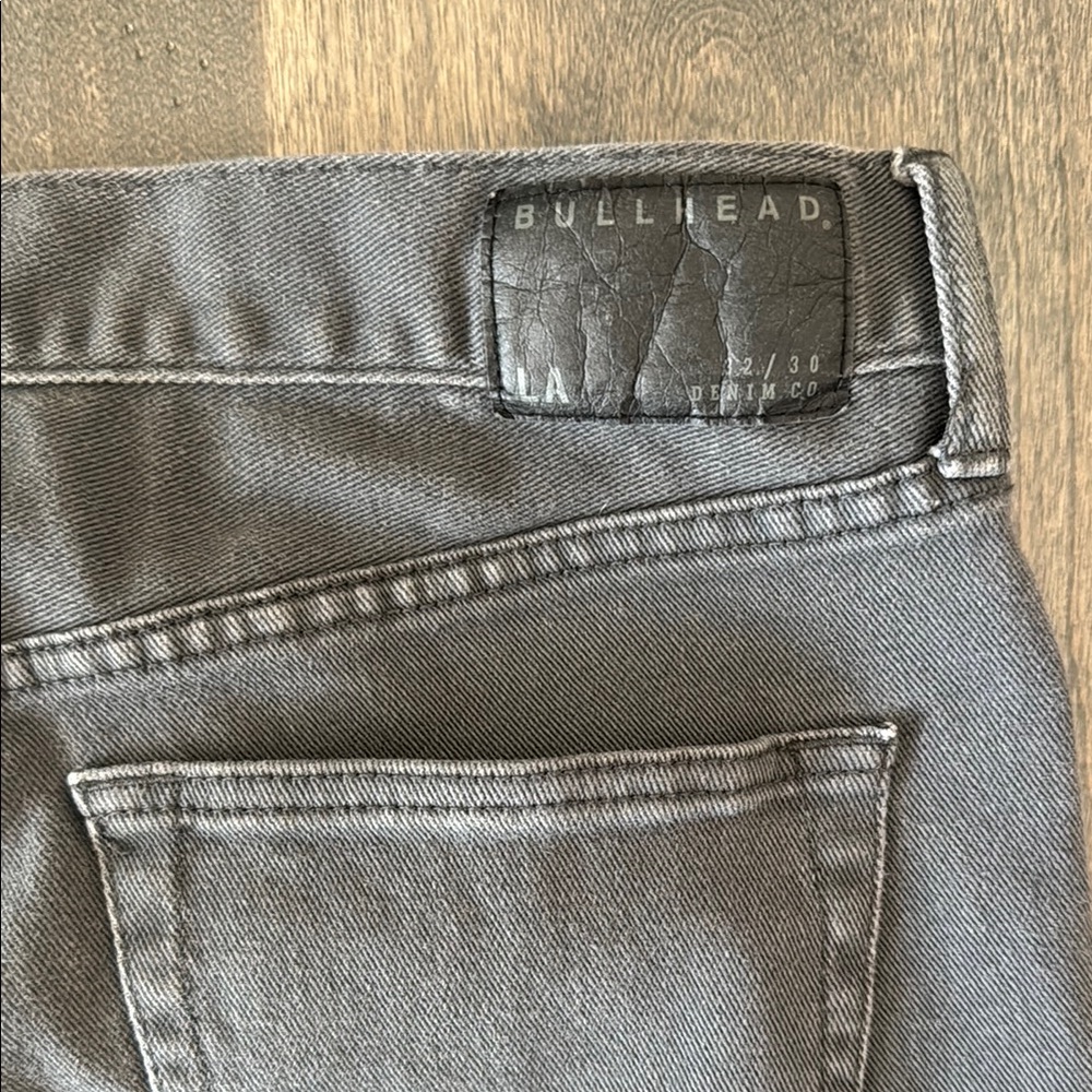 Bullhead Skinny Jeans Dillon Gray LA Denim Co 32 30 Men's Cotton Spandex - Picture 3 of 14